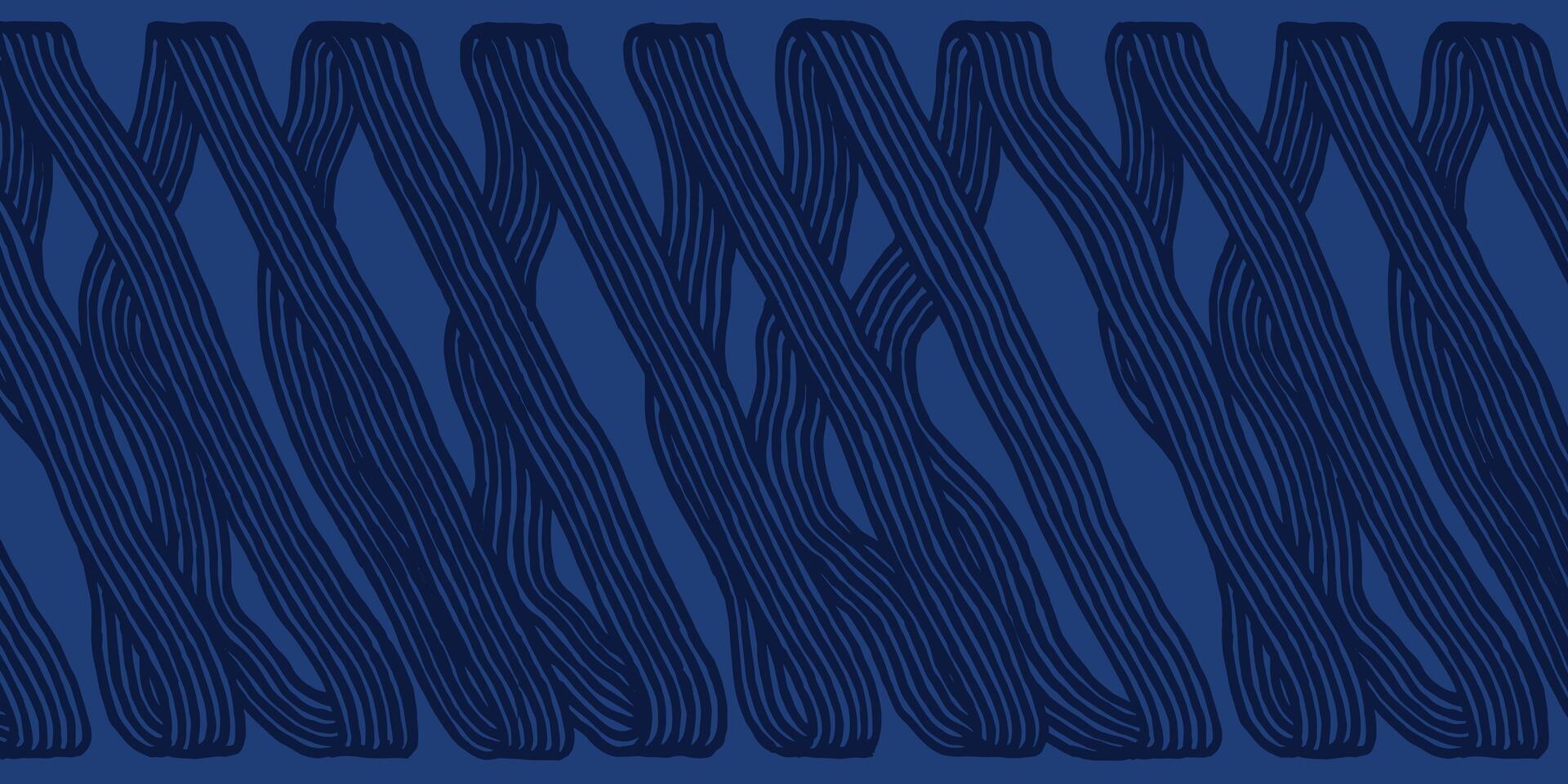 Hand drawn brush line abstract doodle diagonal stripe pattern, Japanese and ethnic wood carving, weaving texture background, simple graphic for textile, carpet vector