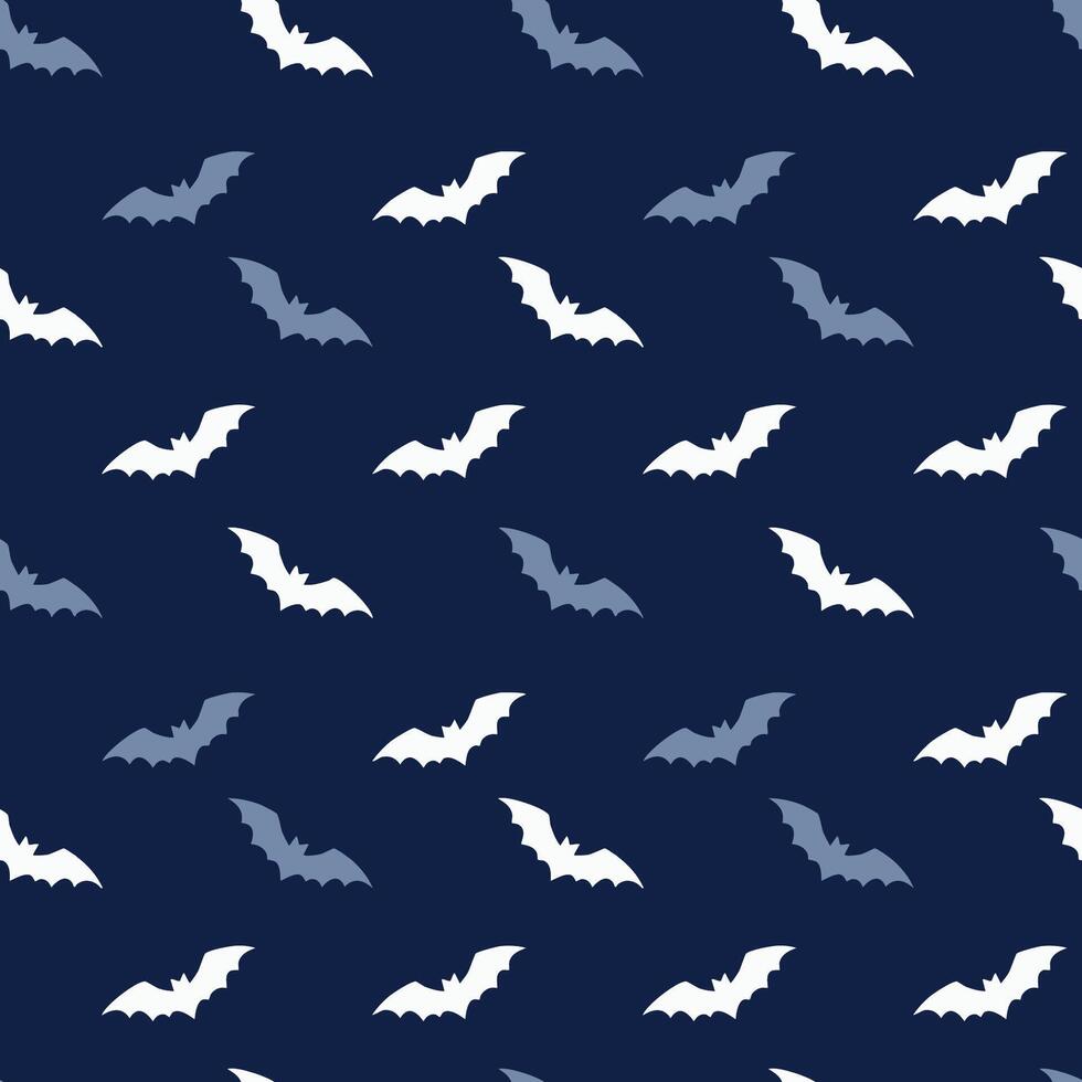 Halloween bat flat style monochrome minimalist background vector
