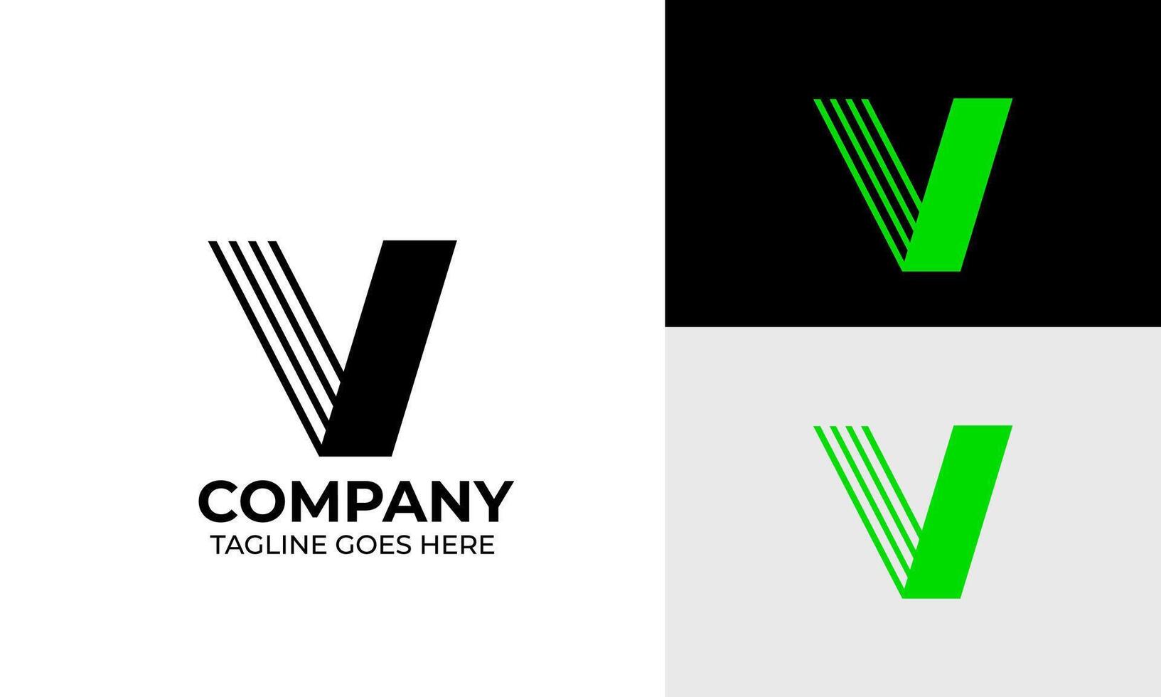 Sophisticated V Letter Logo for Modern and Elegant Branding vector