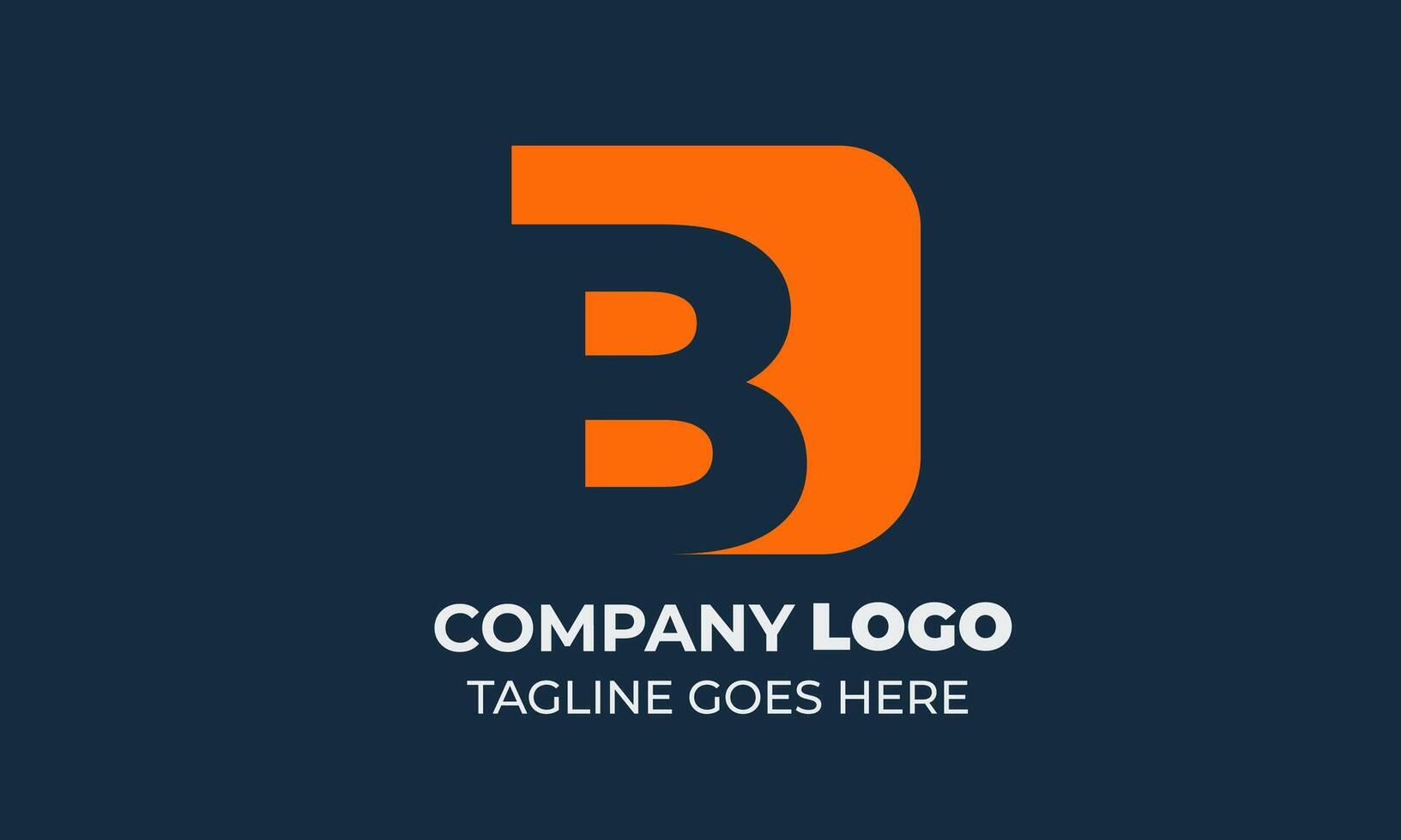Bold and Elegant B Logo for Contemporary Brand Identity vector