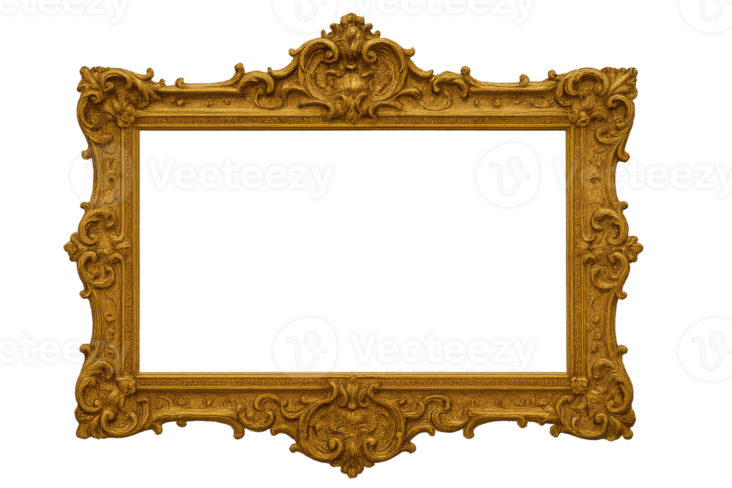 Ornate Vintage Frame for Art Display and Creative Compositions png