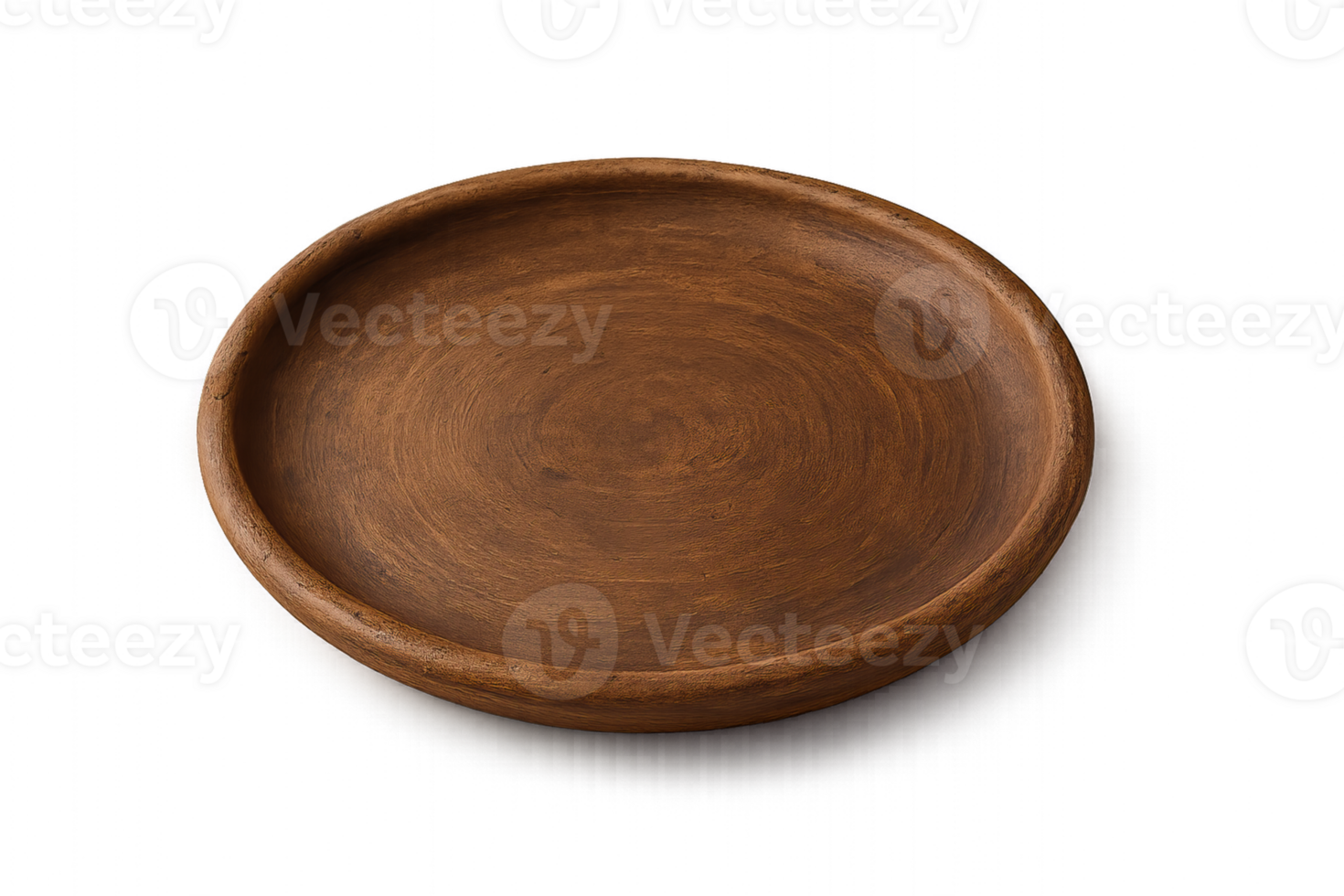 Handmade Clay Plate with Simple Rustic Design for Home Decor png