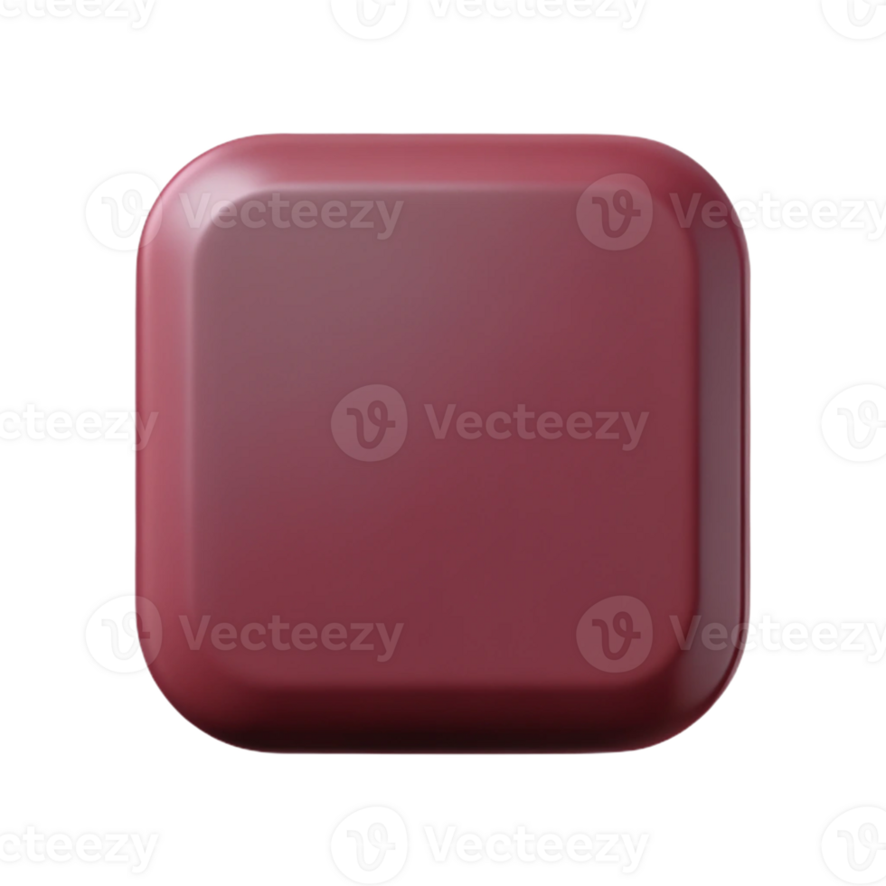 signature coastal Square badge with 'X' icon, single-weight stroke, flat salmon with Scalable Design. perfect clarity png