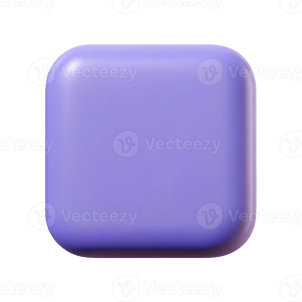 whimsical elegant Square button with rounded corners. Crisp edges, flat color, single-weight stroke with Scalable Design. fine detail png