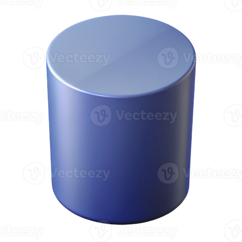 gorgeous whimsical creative Geometric representation of a cylinder. Crisp edges, clean lines with Scalable Design. genuine png