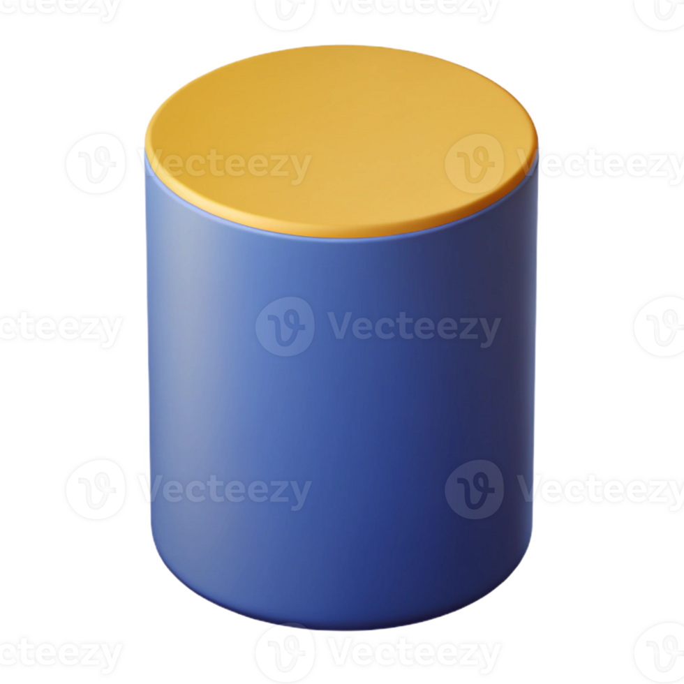 timeless victorian Orthographic projection of a cylinder. Crisp edges, flat color, symmetrical with Scalable Design. masterfully captured png