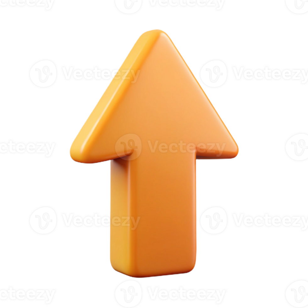 hypnotic geometric Arrow character pointing upwards. Minimal design, clean lines with Scalable Design. sharp png