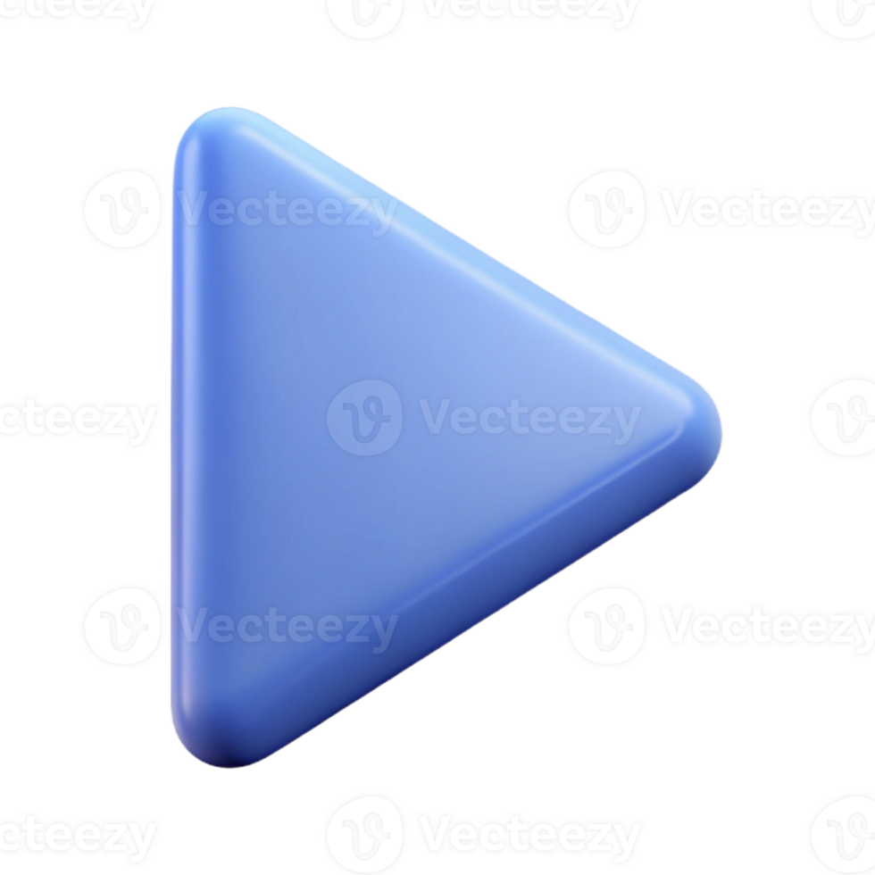 peaceful sumptuous Minimalist symbol of play. Triangle pointing right. Clean lines, flat color with Scalable Design. luxury png