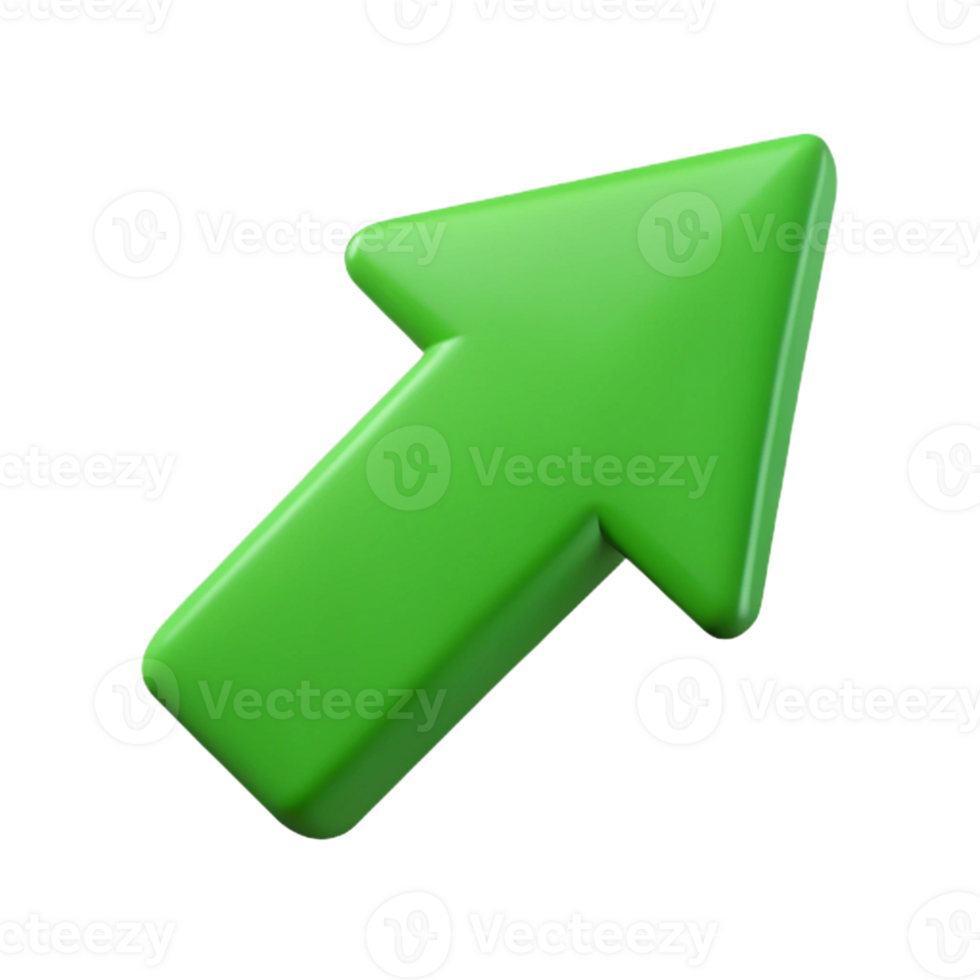 dramatic unparalleled Arrow character pointing right. Crisp edges, flat green color with Scalable Design. png