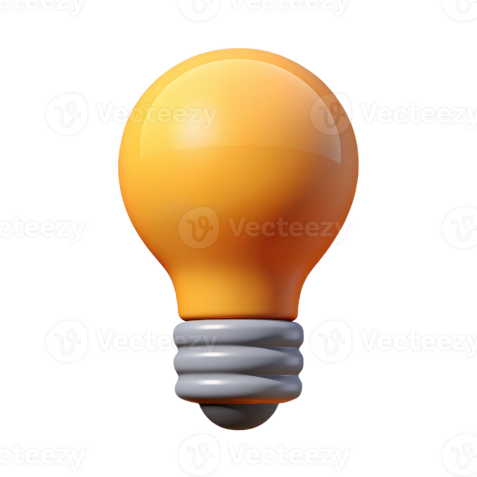 immaculate minimalist Minimalist depiction of a lightbulb. Single-weight stroke, flat color with Scalable Design. masterfully captured png