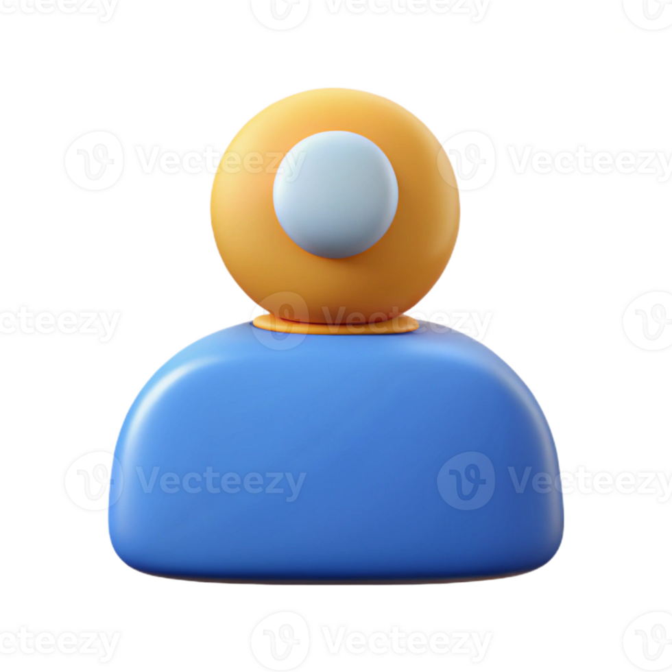 sought-after organic Pictogram of a user icon. Crisp edges, symmetrical, with Scalable Design. authentic png