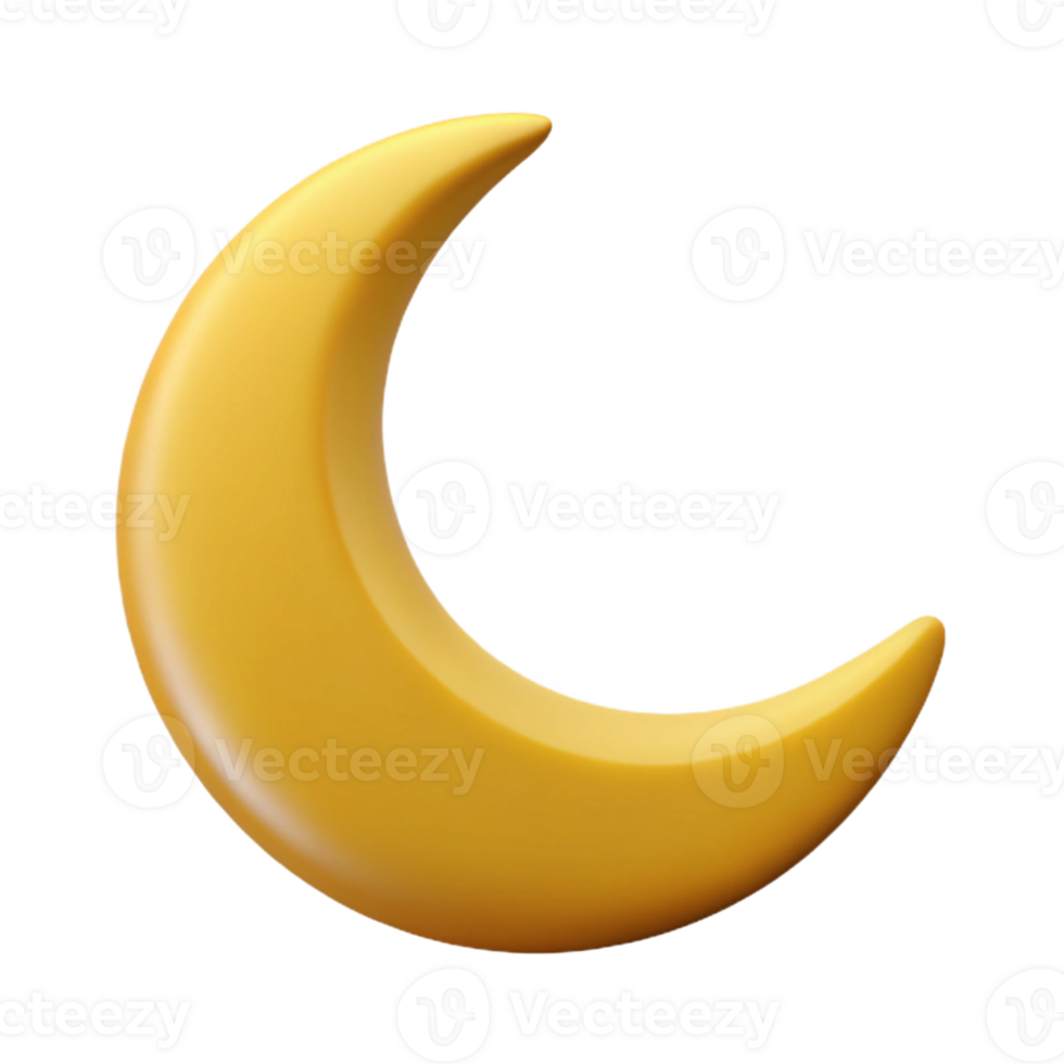 joyful spectacular Minimal design of a crescent moon. Flat color, clean lines with Scalable Design. flawless png