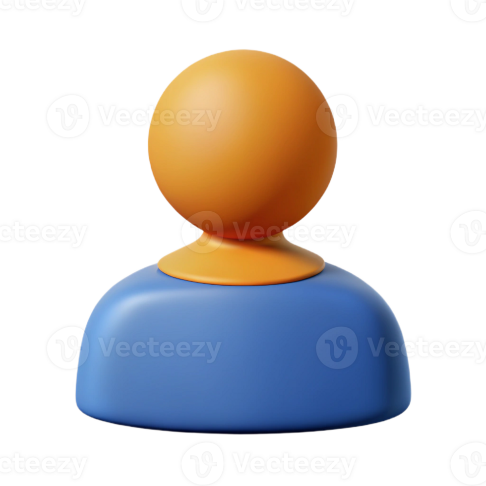 vibrant energetic urban User icon. Simple head and shoulders silhouette. Single-weight stroke with Scalable Design. flawless png
