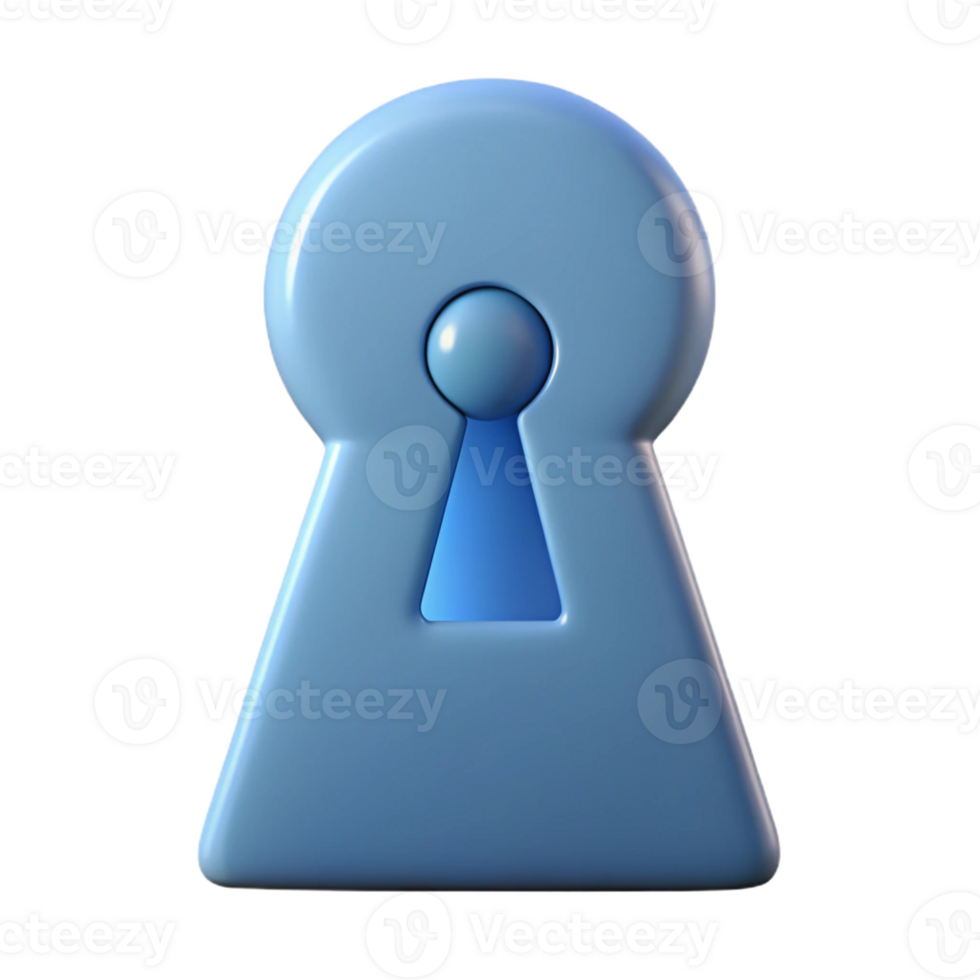 romantic immaculate Keyhole character with a rounded top. Clean lines, symmetrical, with Scalable Design. luxury png