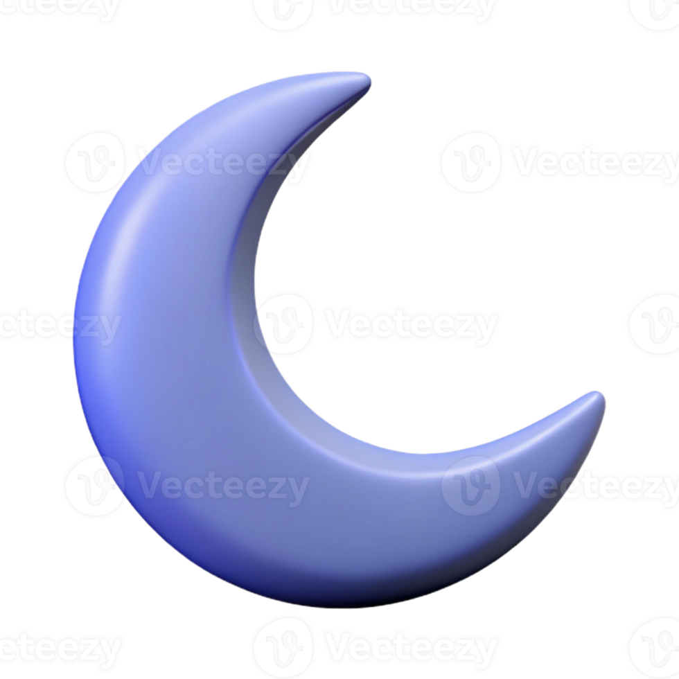mysterious vibrant Minimal outline of a crescent moon. Clean lines, flat color with Scalable Design. museum quality png