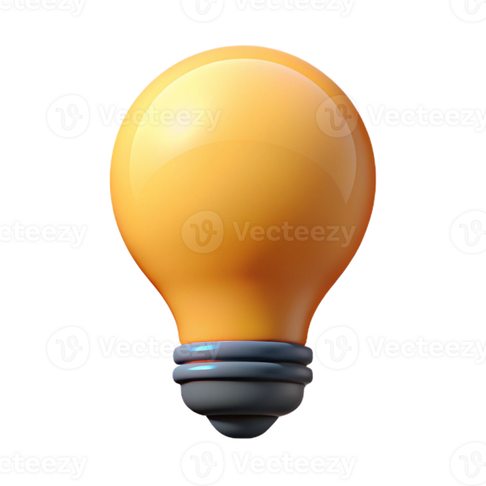 serene dreamy geometric Single-weight stroke isometric lightbulb with Scalable Design. sharp png