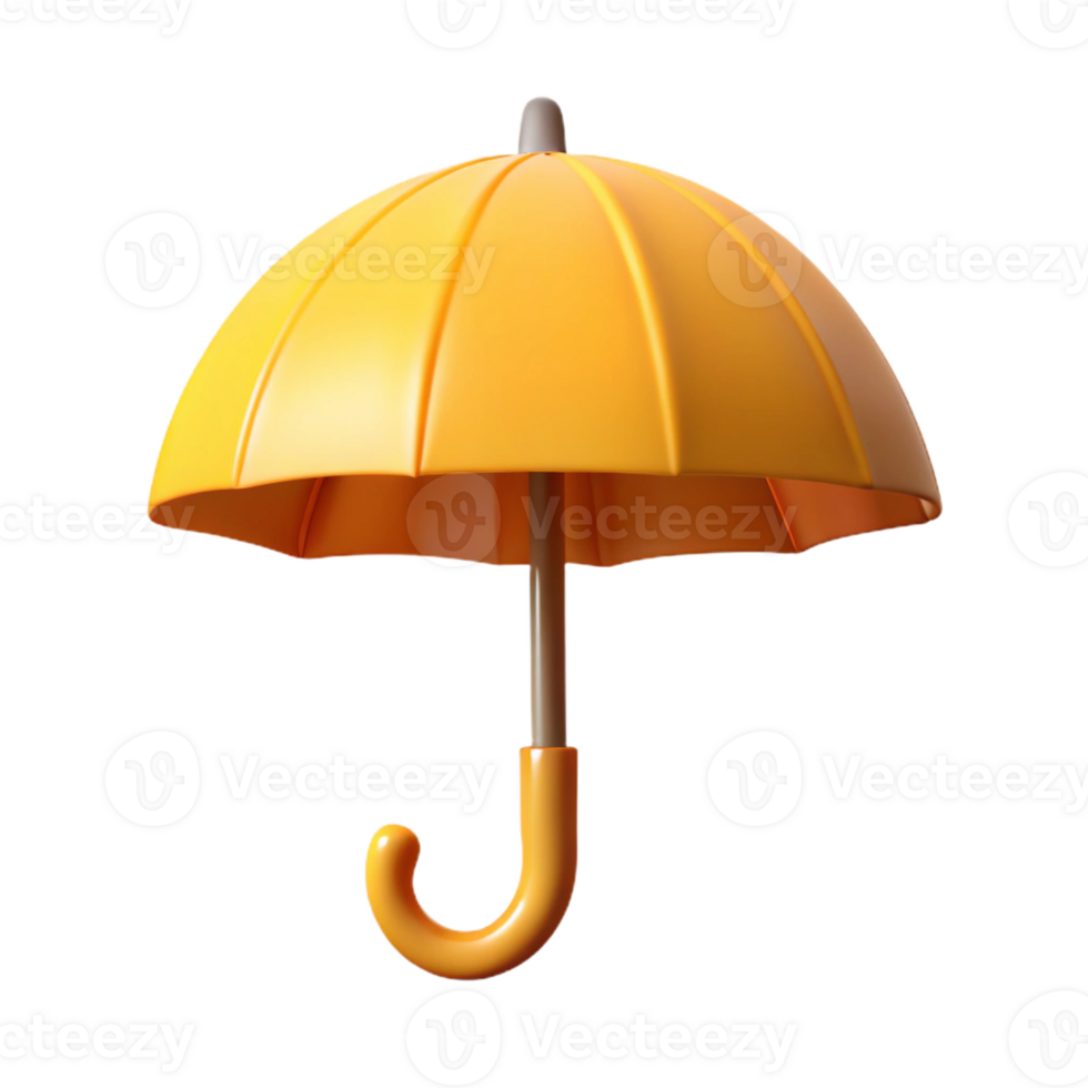 striking bohemian Umbrella with curved handle, simple canopy. Clean lines, symmetrical, flat color with Scalable Design. exclusive png