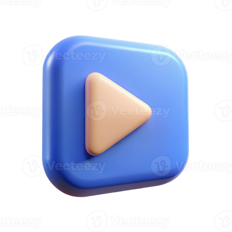 spectacular sought-after Minimalist play button icon. Crisp edges, scalable design, flat color with Scalable Design. png
