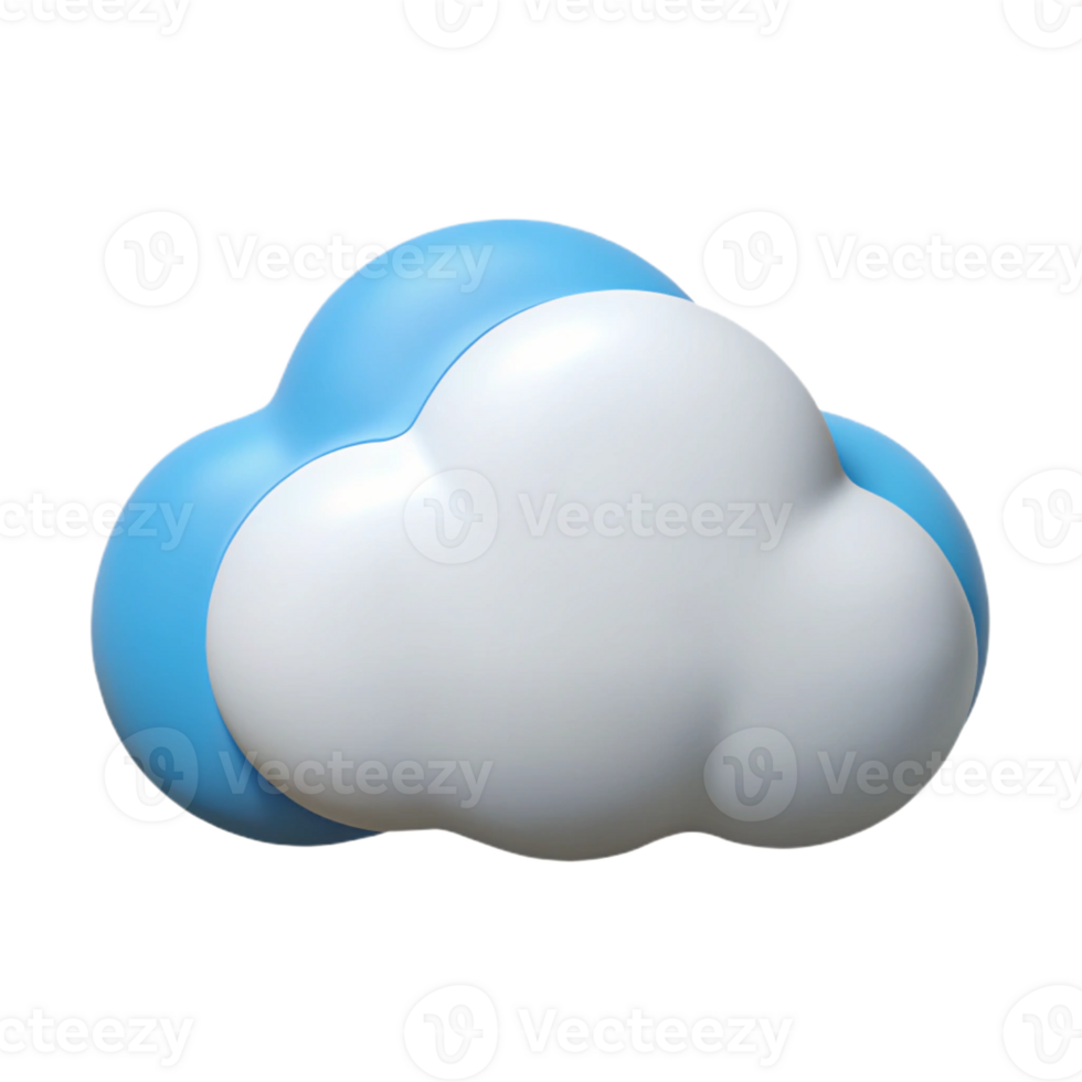 splendid creative Crisp edges cloud icon with flat white fill. Symmetrical with Scalable Design. gallery standard png