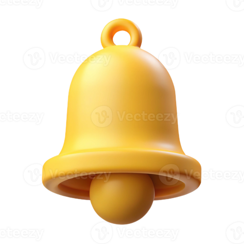 stunning dreamy rustic Minimalist icon of a bell. Clean lines, flat color, with Scalable Design. expertly shot png