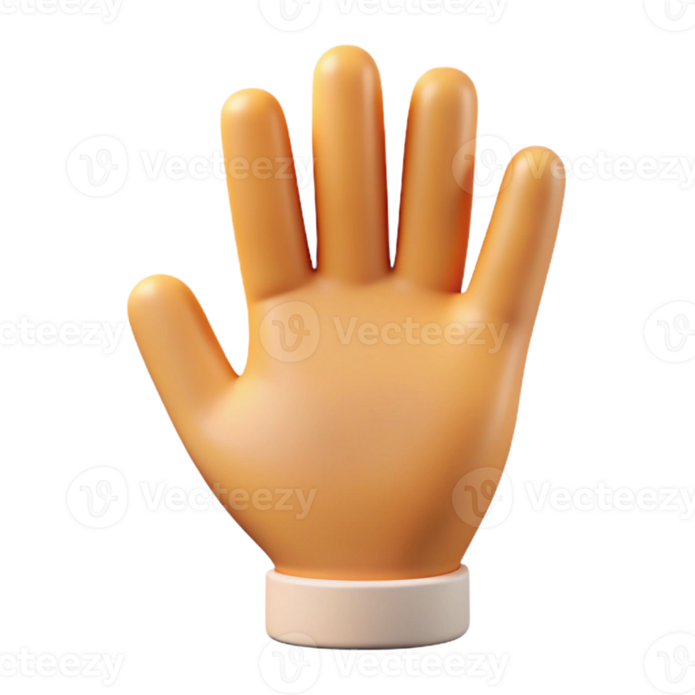 gorgeous victorian Clean lines outlining a human hand. Flat color, with Scalable Design. 4K png