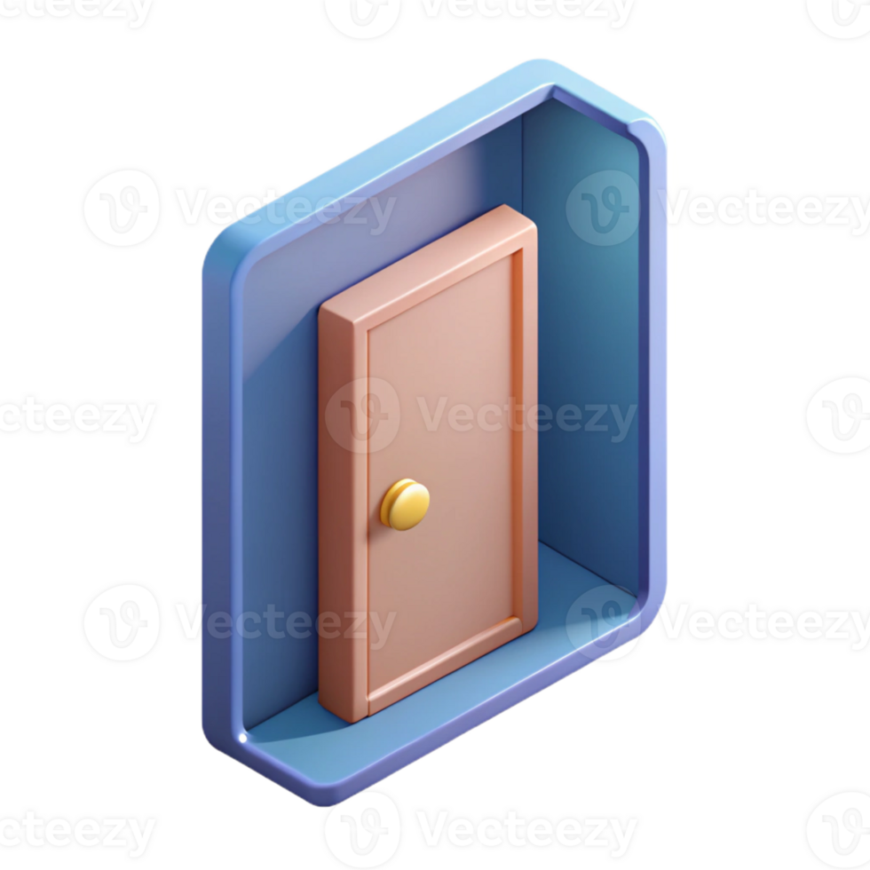 melancholic sumptuous Flat color technical drawing of a key. Single-weight stroke, symmetrical with Scalable Design. crisp png