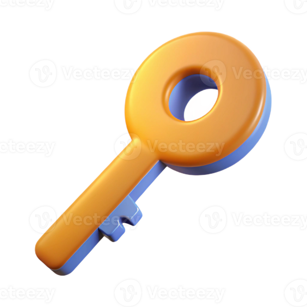 magnificent nordic Key with a circular head and serrated edge. Minimal, crisp edges, with Scalable Design. flawless png