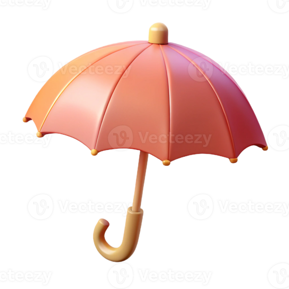 reflective striking Flat color monoline umbrella. Clean lines, minimal, with Scalable Design. original png