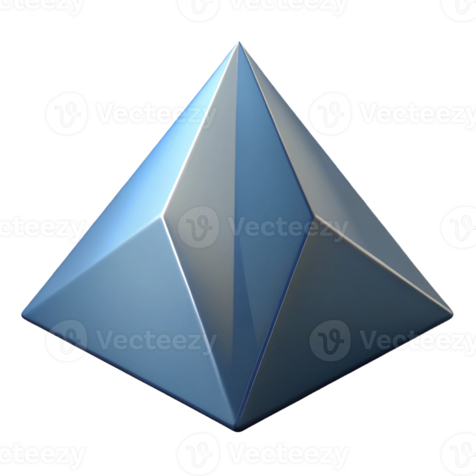 fascinating distinctive Geometric rendering of a pyramid. Flat color, crisp edges with Scalable Design. png