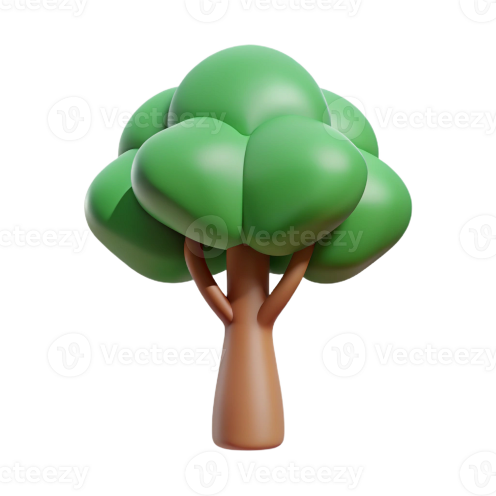 mesmerizing joyful nordic Geometric tree with clean lines and flat green leaves with Scalable Design. masterfully captured png