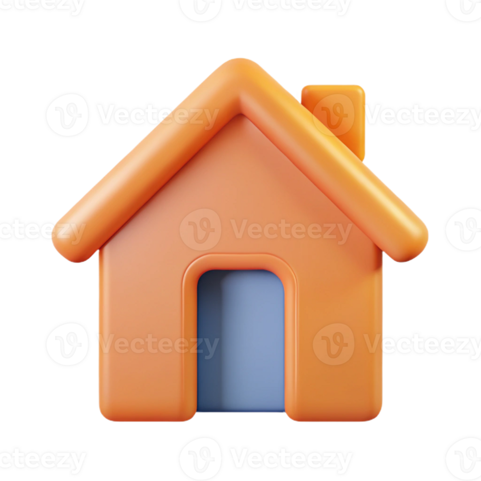 radiant urban Home icon. Simple geometric shape, flat color, clean lines. with Scalable Design. flawless png
