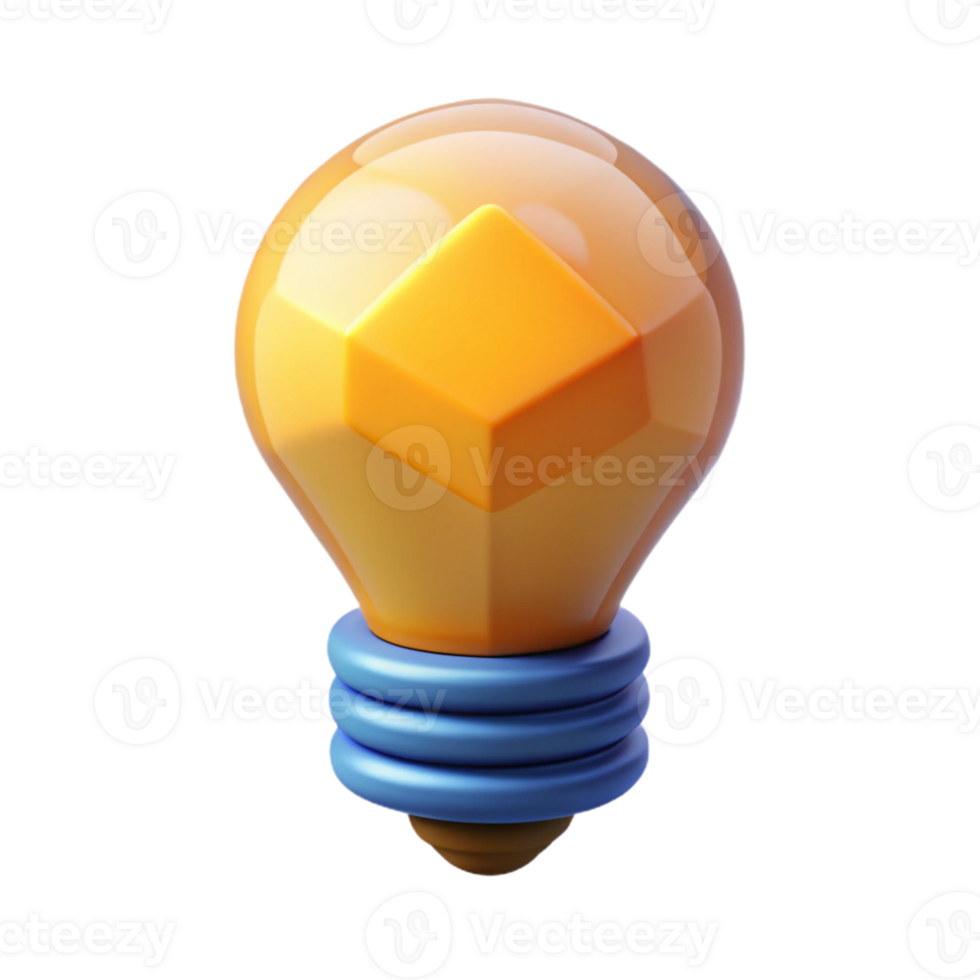 hypnotic celebrated A scalable lightbulb icon. Geometric, flat color, single-weight stroke with Scalable Design. png