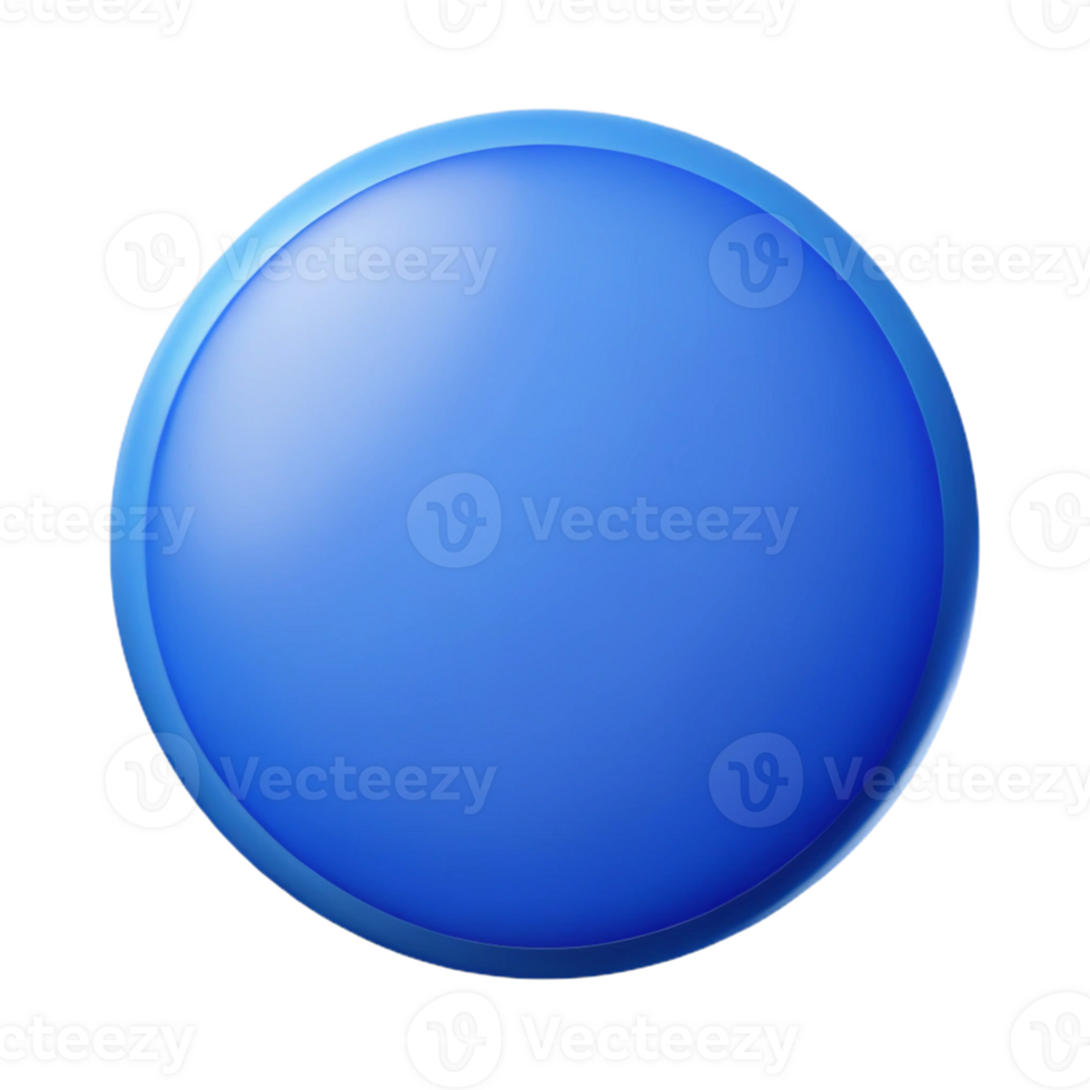 striking notable Blue circle with a thin white outline. Single-weight stroke, with Scalable Design. png