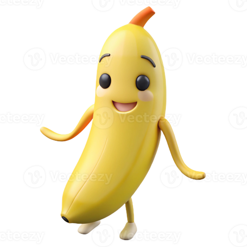 sumptuous geometric Banana character with a simple peel. Clean lines, minimal design with Scalable Design. genuine png