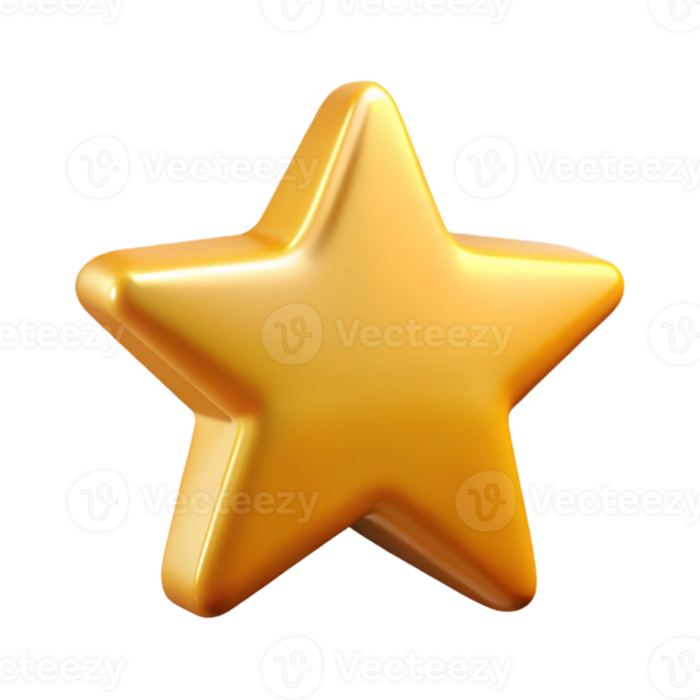 dramatic unforgettable Clean lines star icon. Flat gold fill. Single-weight stroke with Scalable Design. png