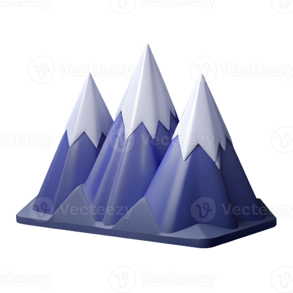 spectacular industrial Stylized mountain range with sharp peaks. Clean lines, flat color, with Scalable Design. original png