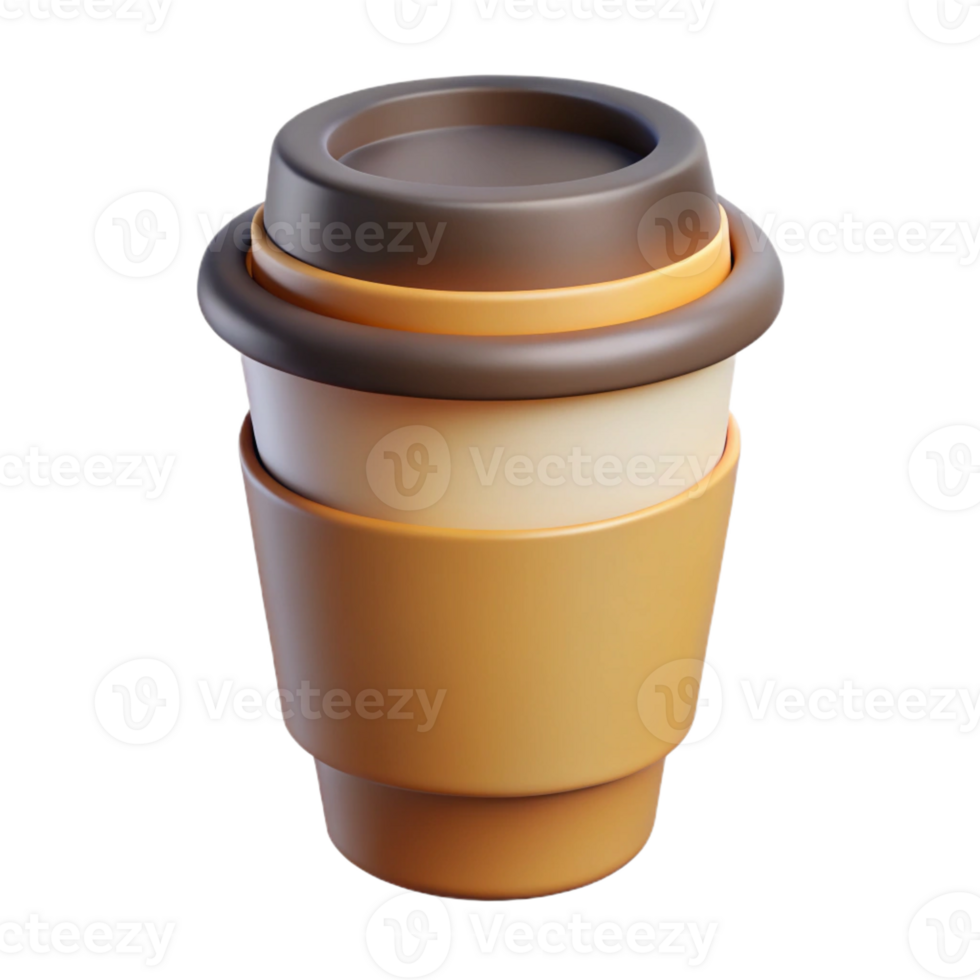 iconic classic Minimalist coffee cup icon, sharp edges, flat color, with Scalable Design. artisan png