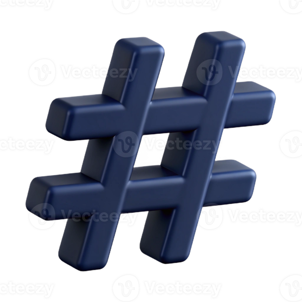 peaceful hypnotic Geometric hashtag symbol with sharp edges. Flat navy. Minimal design with Scalable Design. museum quality png
