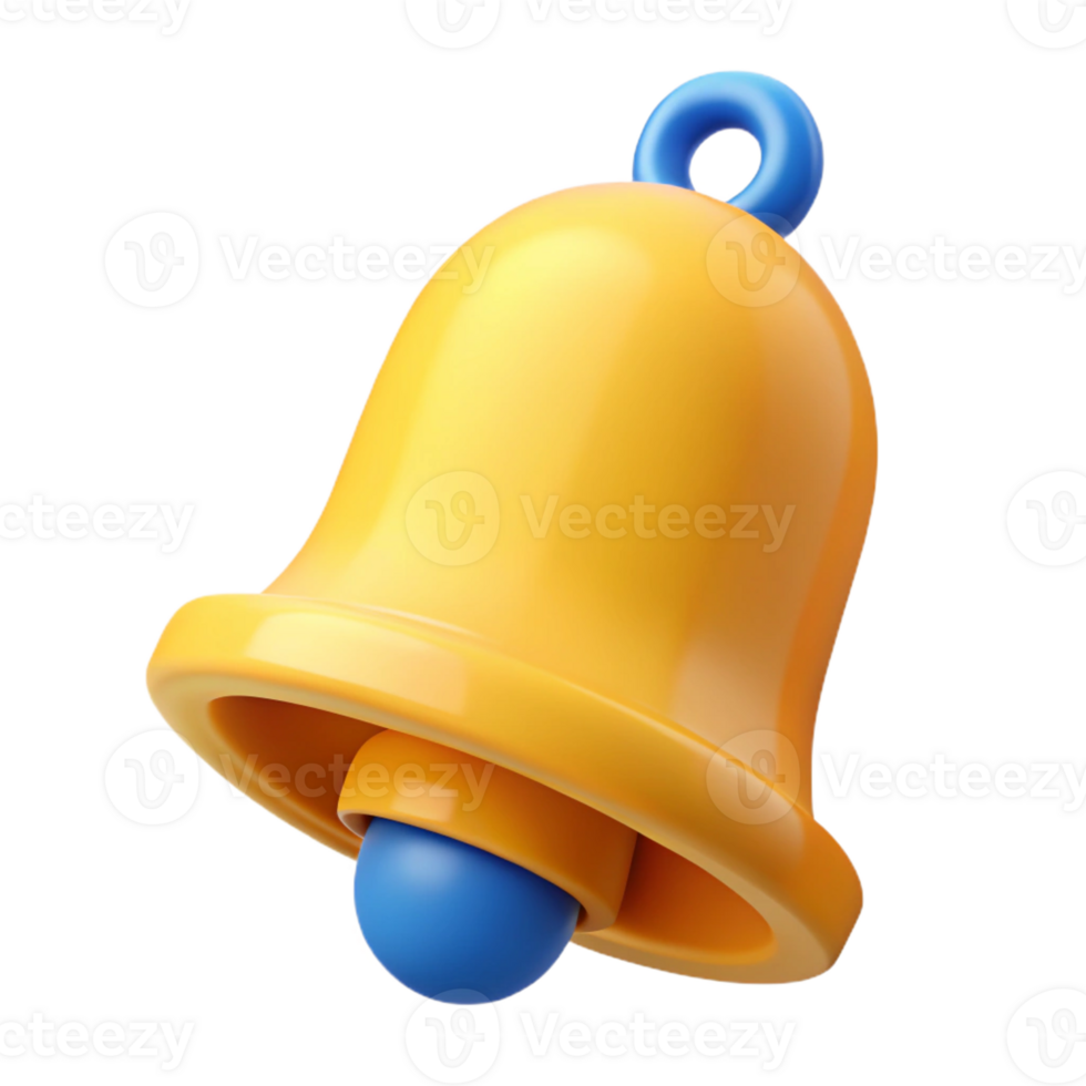 vibrant inspired Scalable, flat color bell icon. Crisp edges, single-weight stroke with Scalable Design. png