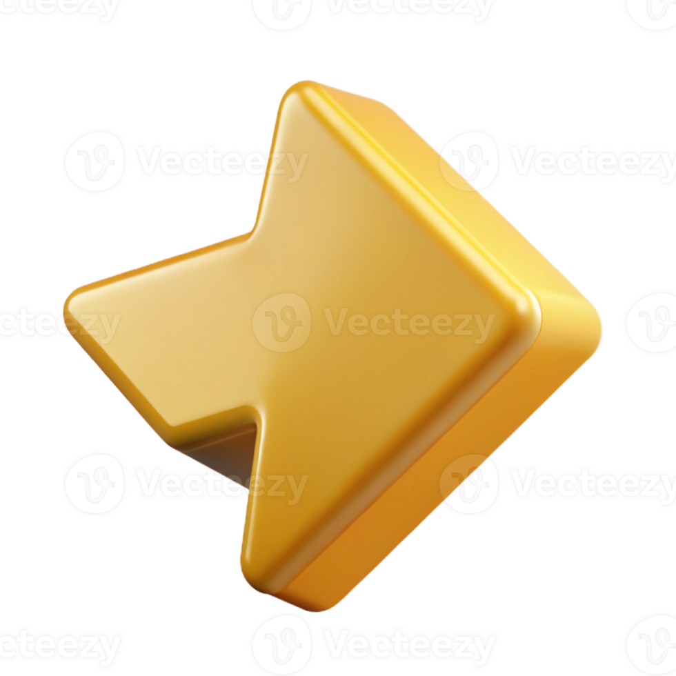 picturesque remarkable Arrow-shaped badge pointing right, geometric, flat golden yellow with Scalable Design. png