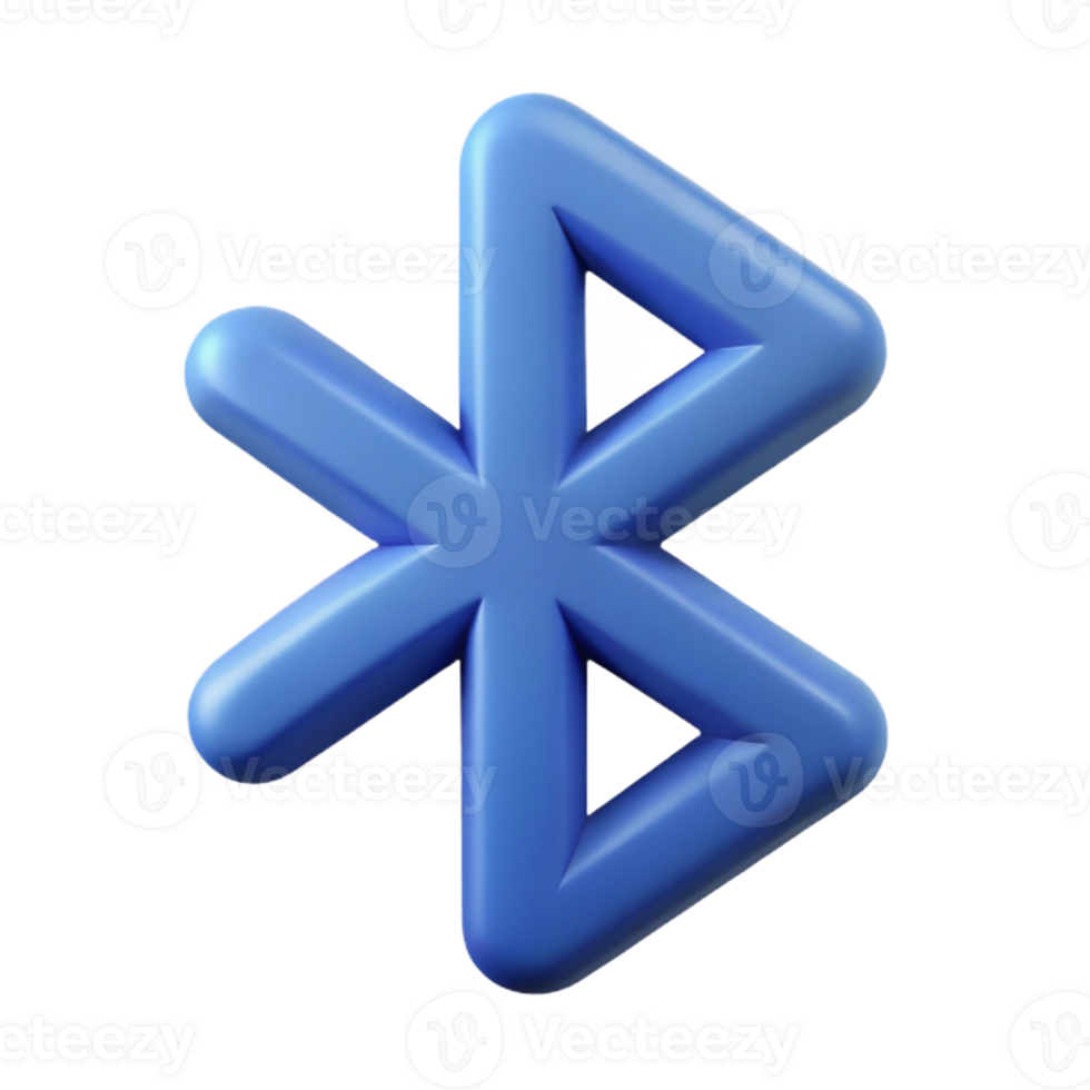 signature rustic Crisp-edged Bluetooth symbol. Single-weight stroke, scalable, flat color with Scalable Design. precision png