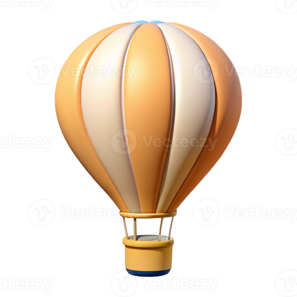 pristine rare Scalable outline of a hot air balloon. Crisp edges, minimal design, flat color with Scalable Design. png