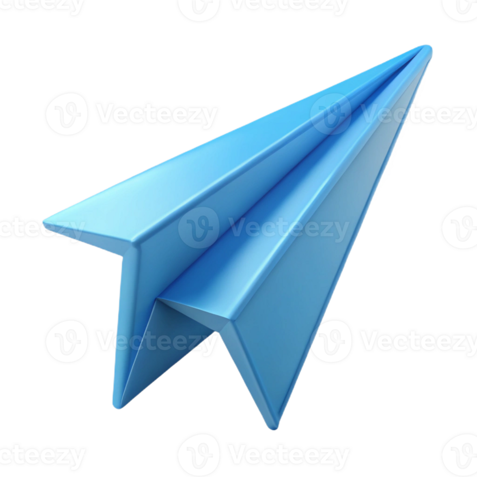 memorable coastal Scalable monoline paper airplane. Single-weight stroke, minimal, flat color with Scalable Design. crisp png