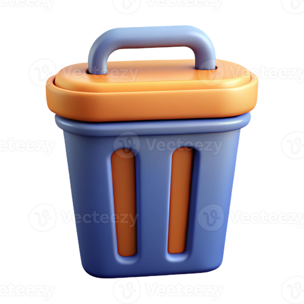 romantic serene A scalable trash can icon. Clean lines, single-weight stroke with Scalable Design. exclusive png