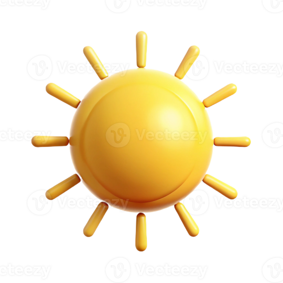 rare rustic Minimal sun icon, crisp edges, flat yellow, single-weight stroke with Scalable Design. impeccable png