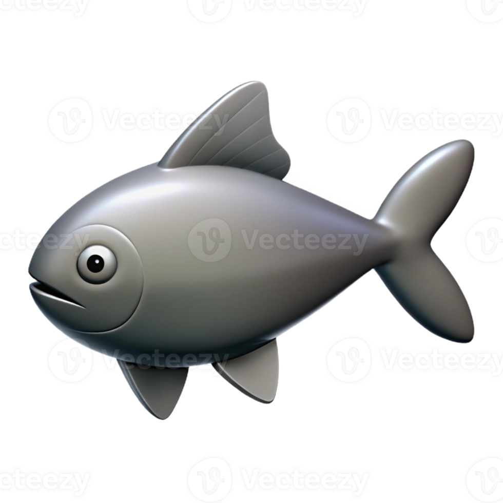 pristine intense classic Minimal illustration of a fish. Clean lines, flat color, with Scalable Design. 8K png