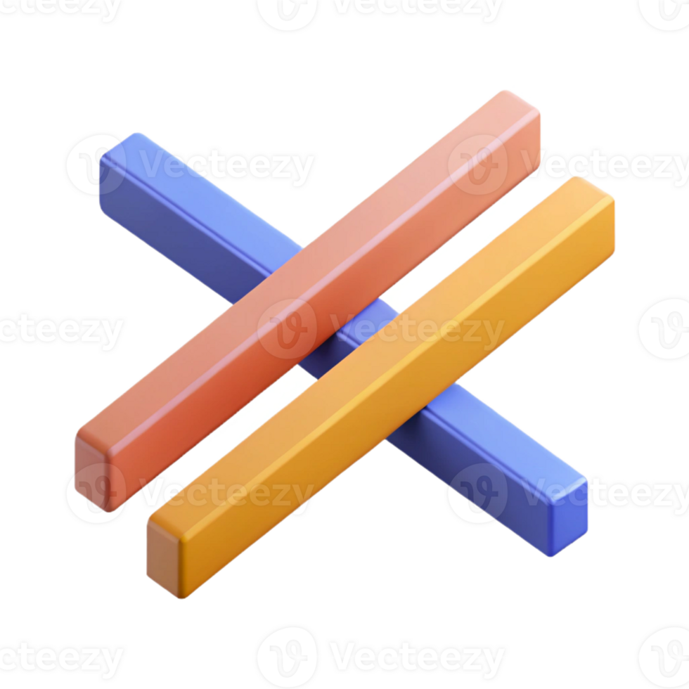 sought-after contemporary Abstract composition of two parallel lines. Minimal, flat color, crisp edges with Scalable Design. handcrafted png