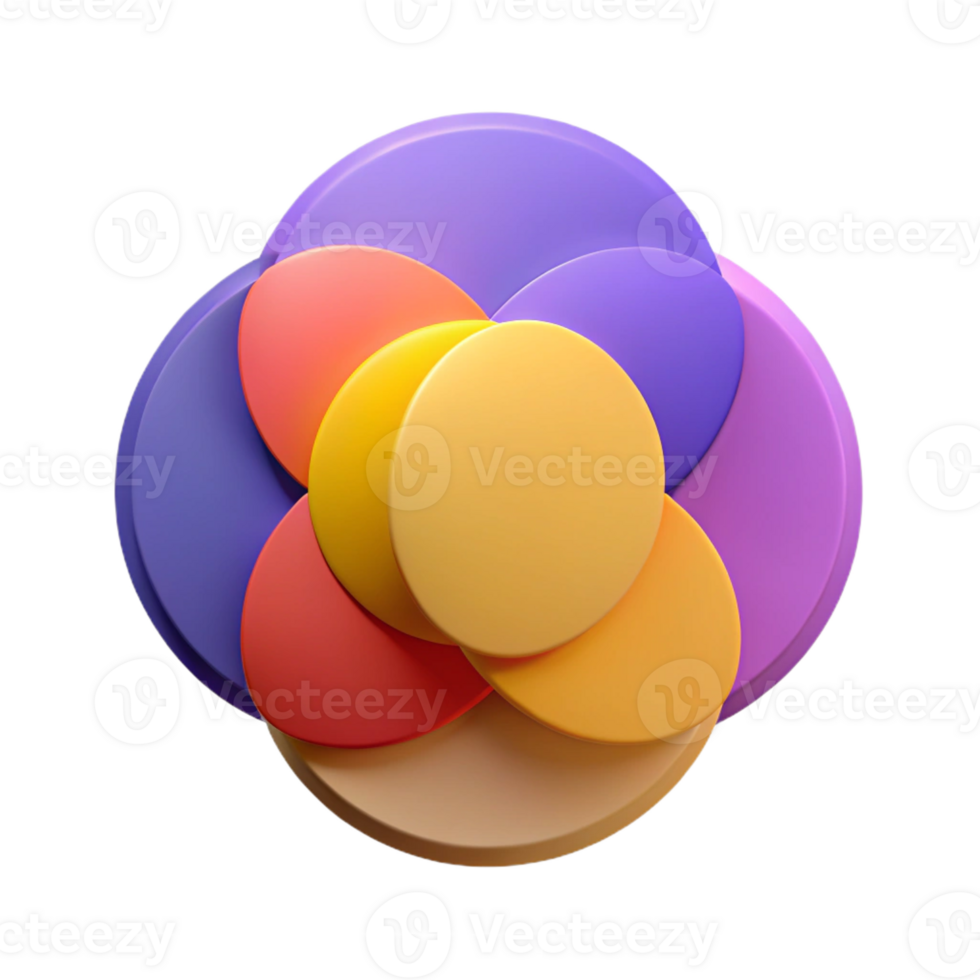 dramatic dazzling Geometric pattern of concentric circles. Crisp edges, flat color, single-weight stroke with Scalable Design. museum quality png