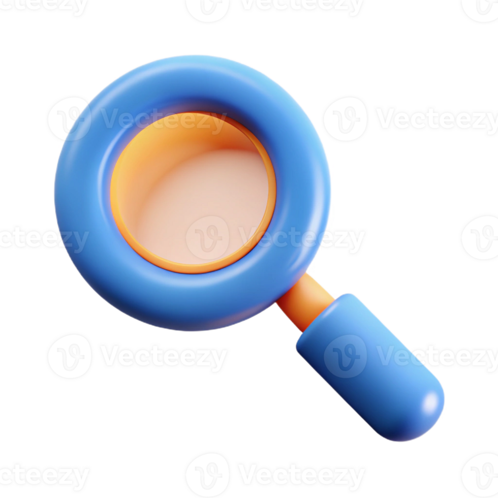 pristine rustic Abstract symbol of search. Magnifying glass with clean lines. Flat color, minimal design with Scalable Design. elite png
