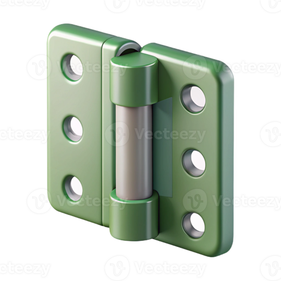 majestic distinctive Minimal technical drawing of a door hinge. Flat color, single-weight stroke with Scalable Design. png